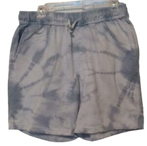 -- Men's Gray Tie-Dye Shorts